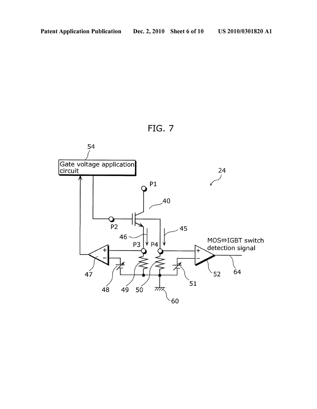 HIGH WITHSTAND VOLTAGE SEMICONDUCTOR DEVICE AND CURRENT CONTROL DEVICE USING THE SAME - diagram, schematic, and image 07