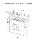 INTELLIGENT EXIT SIGN diagram and image