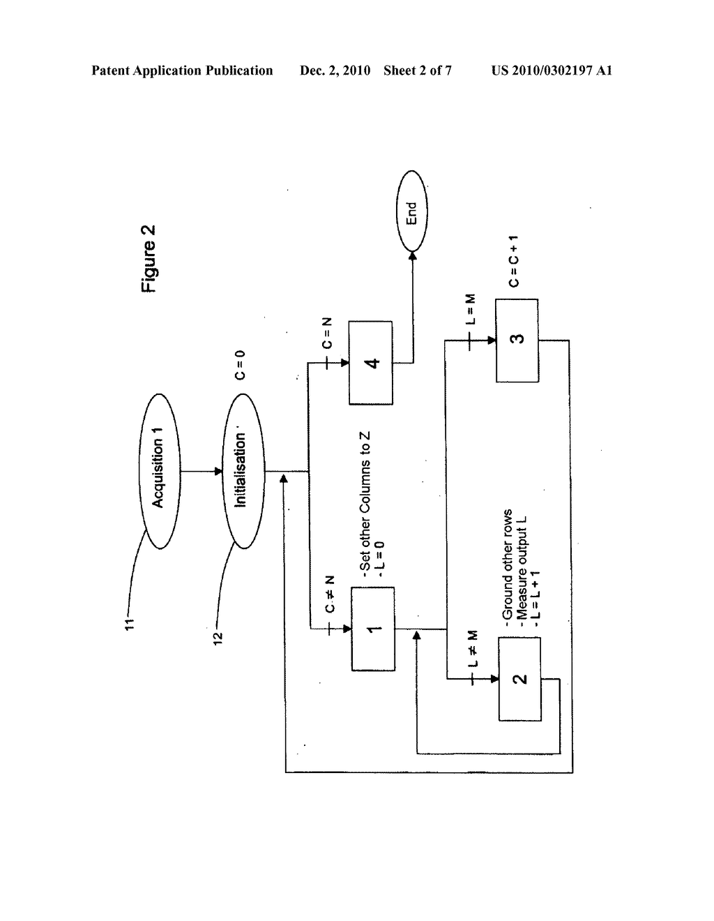 ANALYZER ELECTRONIC CIRCUIT WITH ENERGIZATION AXIS/DETECTION AXIS ALTERNATION FOR PASSIVE-MATRIX MULTICONTRACT TACTILE SENSOR - diagram, schematic, and image 03