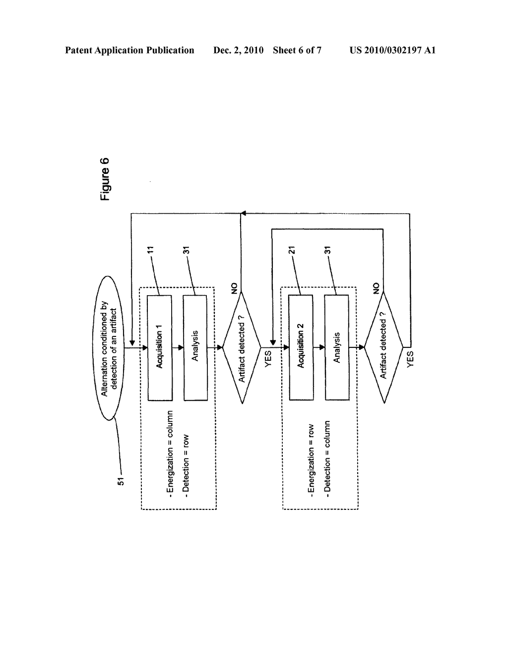 ANALYZER ELECTRONIC CIRCUIT WITH ENERGIZATION AXIS/DETECTION AXIS ALTERNATION FOR PASSIVE-MATRIX MULTICONTRACT TACTILE SENSOR - diagram, schematic, and image 07