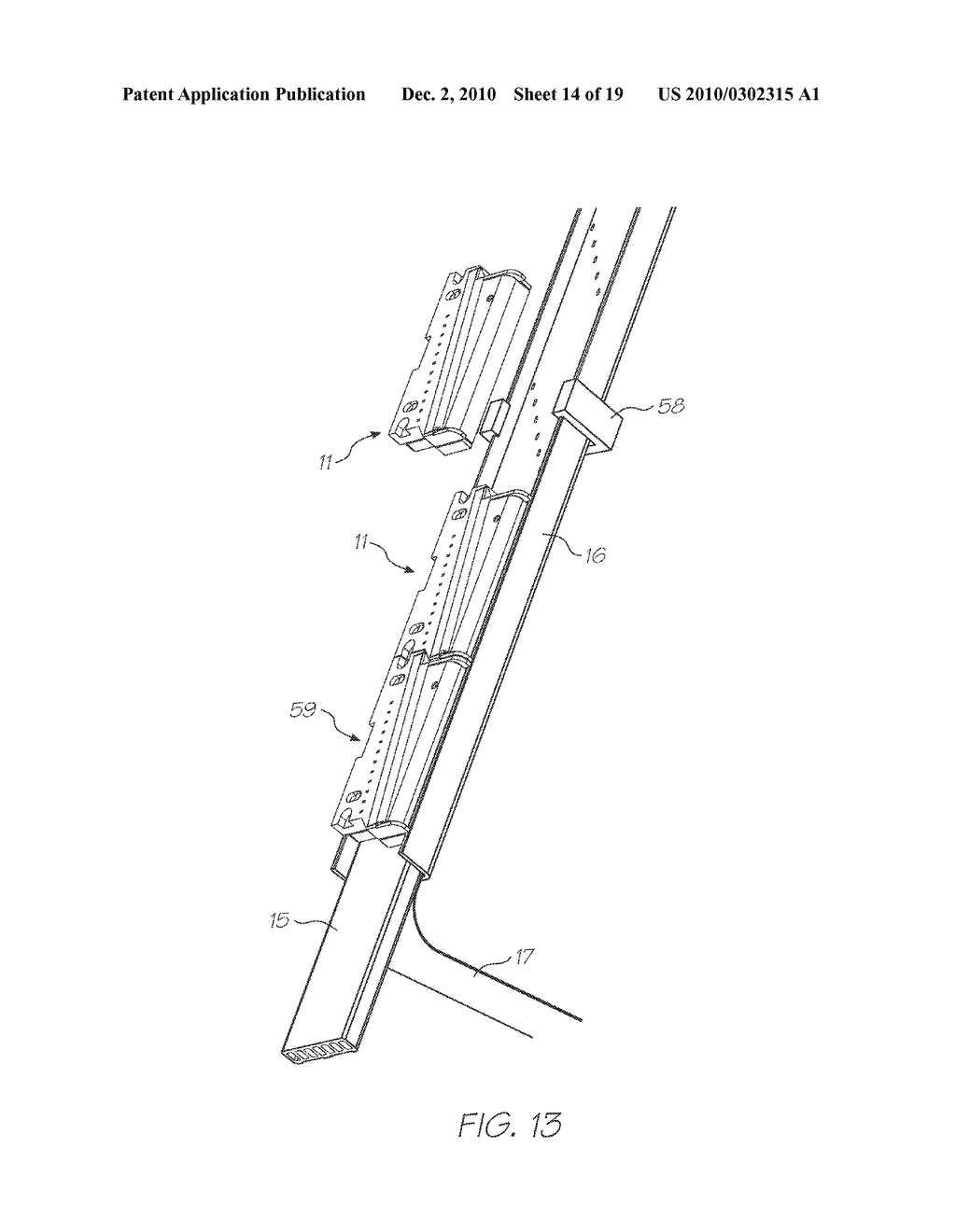 MODULAR PRINTHEAD ASSEMBLY INCLUDING FLUID DISTRIBUTION ASSEMBLY AND ELASTOMERIC PADS FOR TAKING UP TOLERANCE - diagram, schematic, and image 15