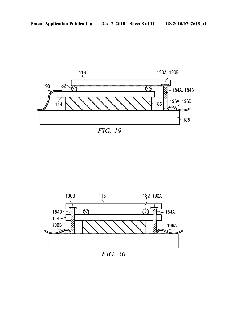 Micromirror Array Assembly with In-Array Pillars - diagram, schematic, and image 09