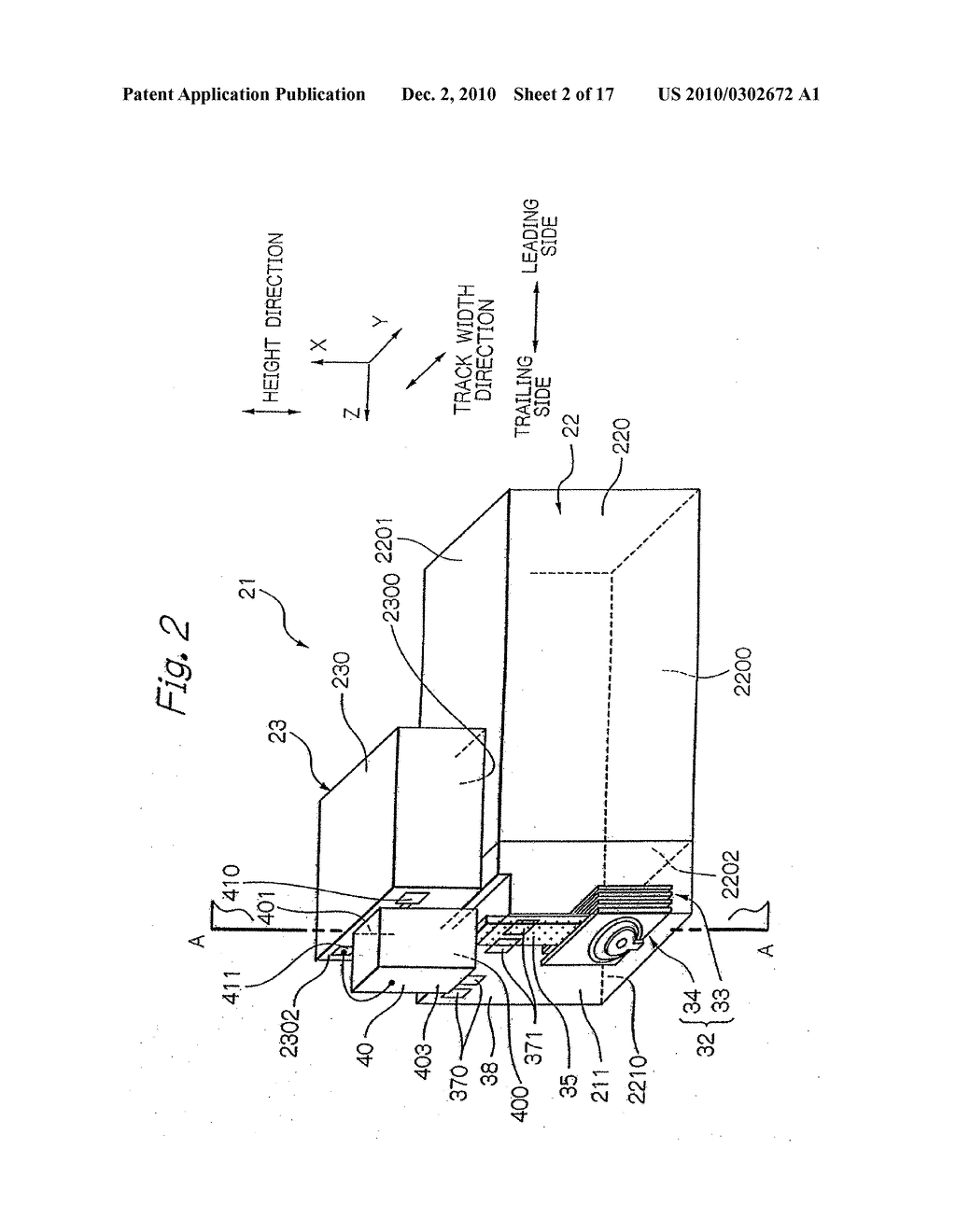 THERMALLY-ASSISTED MAGNETIC RECORDING HEAD AND THERMALLY-ASSISTED MAGNETIC RECORDING METHOD - diagram, schematic, and image 03