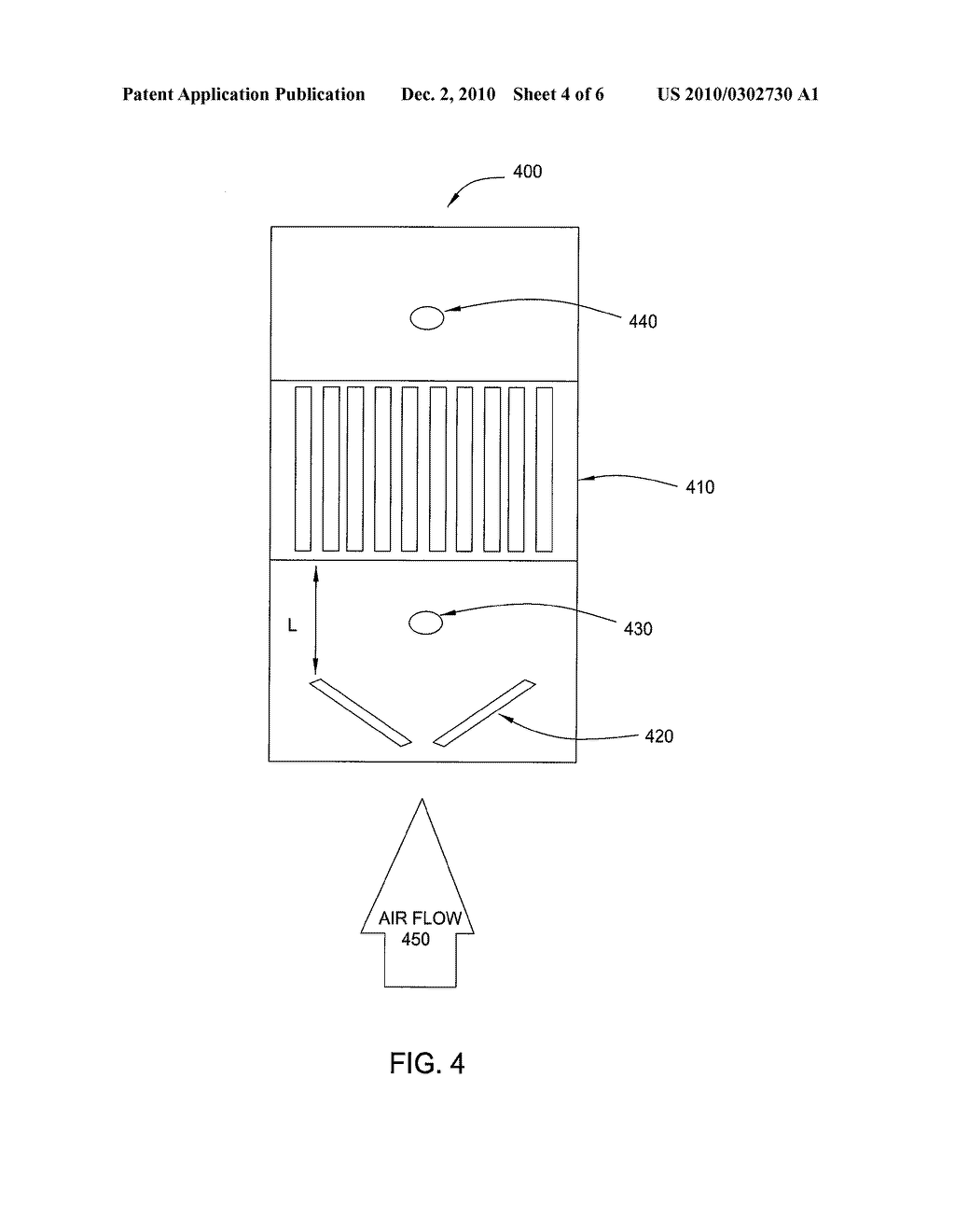 USE OF VORTEX GENERATORS TO IMPROVE EFFICACY OF HEAT SINKS USED TO COOL ELECTRICAL AND ELECTRO-OPTICAL COMPONENTS - diagram, schematic, and image 05