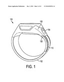 APPARATUS FOR SECURING AND ADJUSTING A WATCH STRAP diagram and image