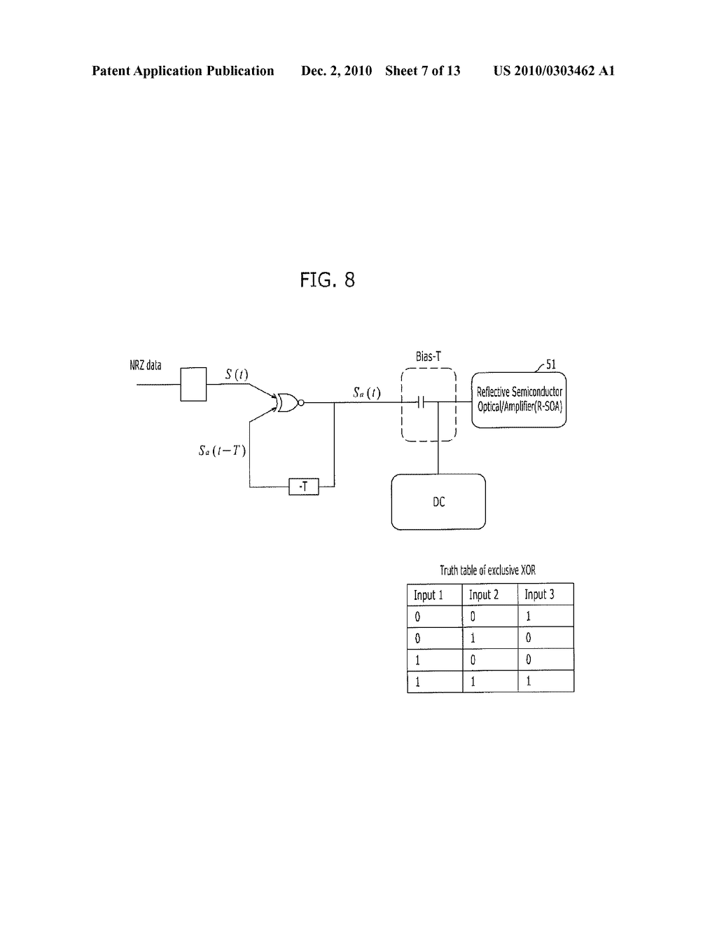 OPTICAL DETECTION DEVICE IN WDM-PON AND METHOD FOR SAME - diagram, schematic, and image 08