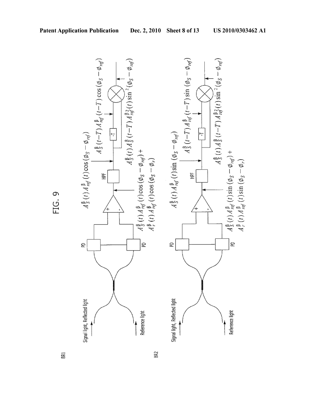 OPTICAL DETECTION DEVICE IN WDM-PON AND METHOD FOR SAME - diagram, schematic, and image 09