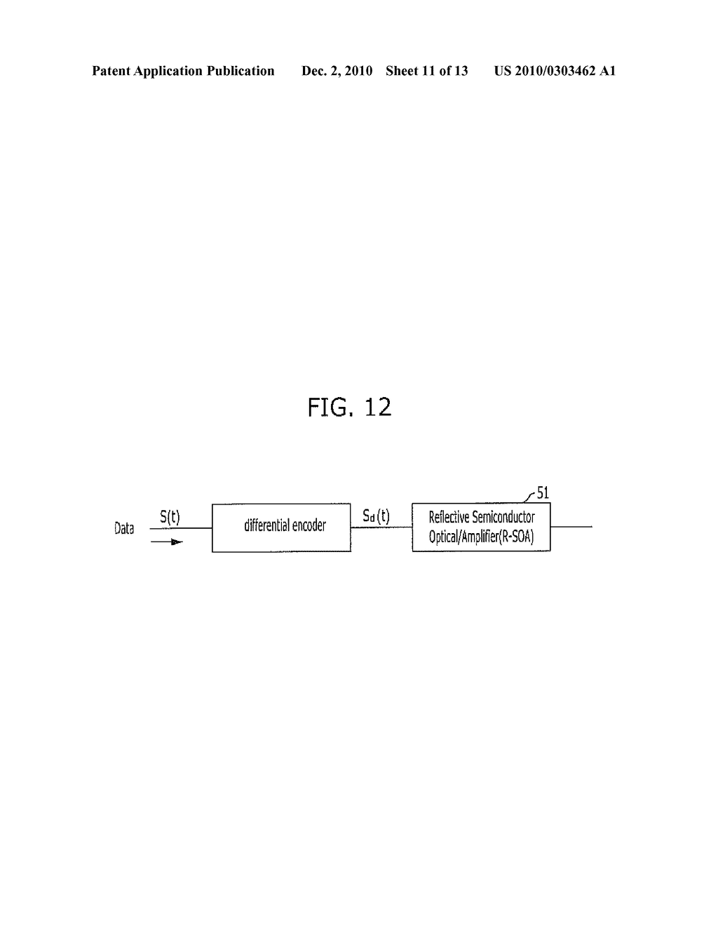 OPTICAL DETECTION DEVICE IN WDM-PON AND METHOD FOR SAME - diagram, schematic, and image 12