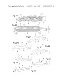 APPLICATOR FOR COMBING THE EYELASHES OR THE EYEBROWS OR FOR APPLYING A COMPOSITION THERETO diagram and image