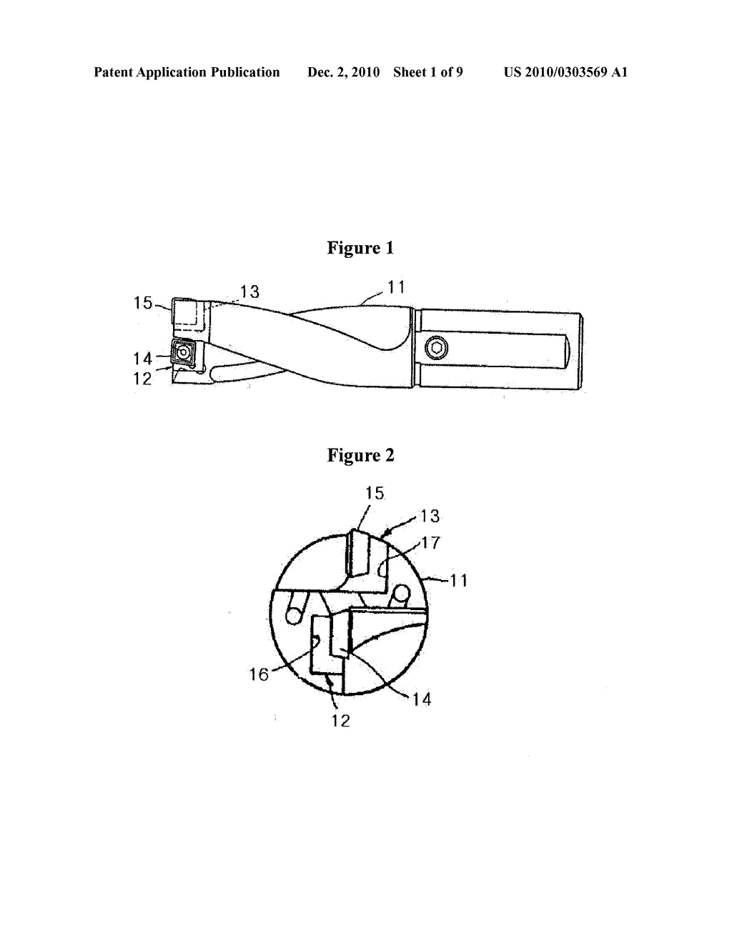 Rotating Tool for Processing Holes Provided with Cartridges Having Cutting Inserts - diagram, schematic, and image 02