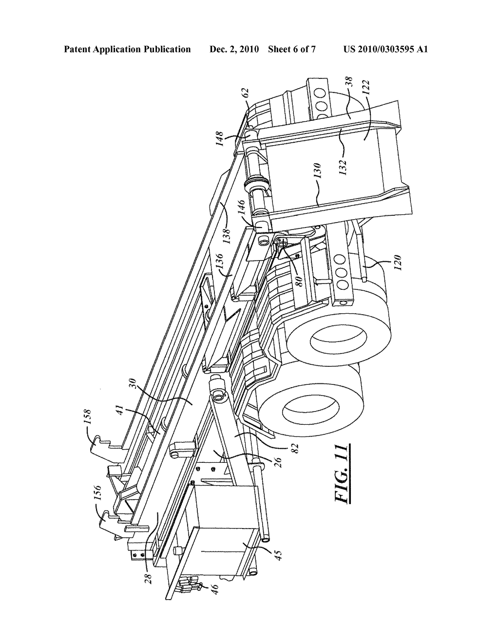 ROLL OFF HOIST WITH HINGED TAIL AND HYDRAULIC REEVING SYSTEM - diagram, schematic, and image 07