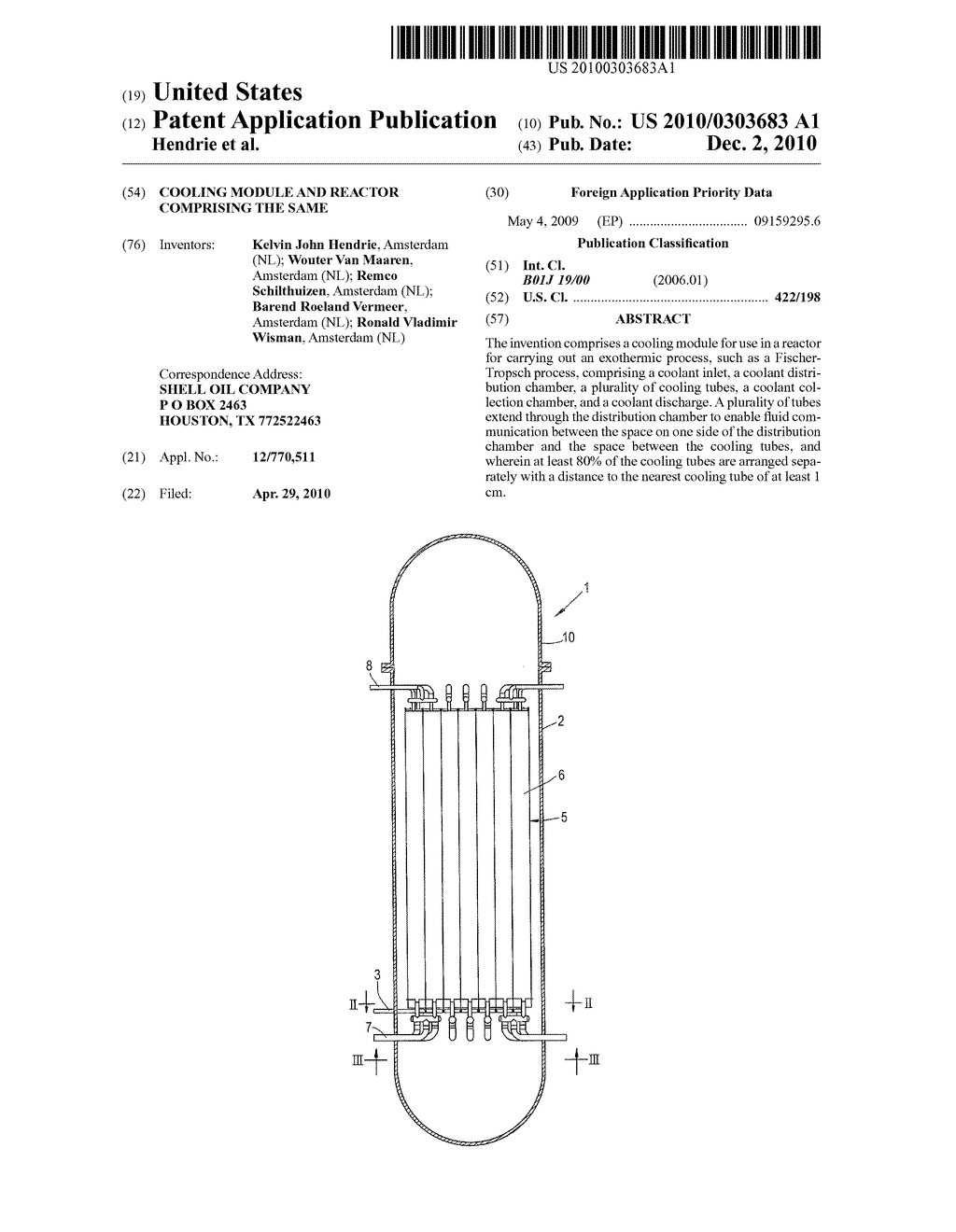 COOLING MODULE AND REACTOR COMPRISING THE SAME - diagram, schematic, and image 01