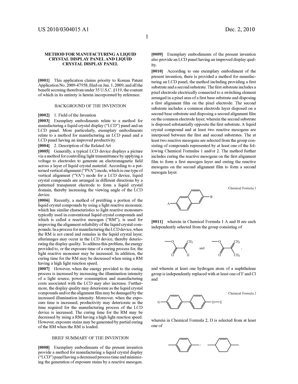 METHOD FOR MANUFACTURING A LIQUID CRYSTAL DISPLAY PANEL AND LIQUID CRYSTAL DISPLAY PANEL - diagram, schematic, and image 04