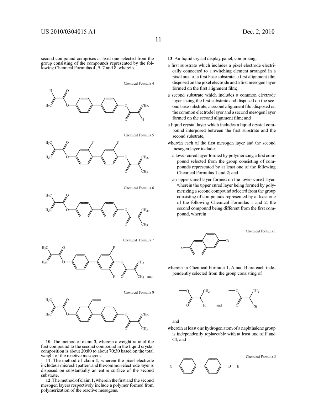 METHOD FOR MANUFACTURING A LIQUID CRYSTAL DISPLAY PANEL AND LIQUID CRYSTAL DISPLAY PANEL - diagram, schematic, and image 14