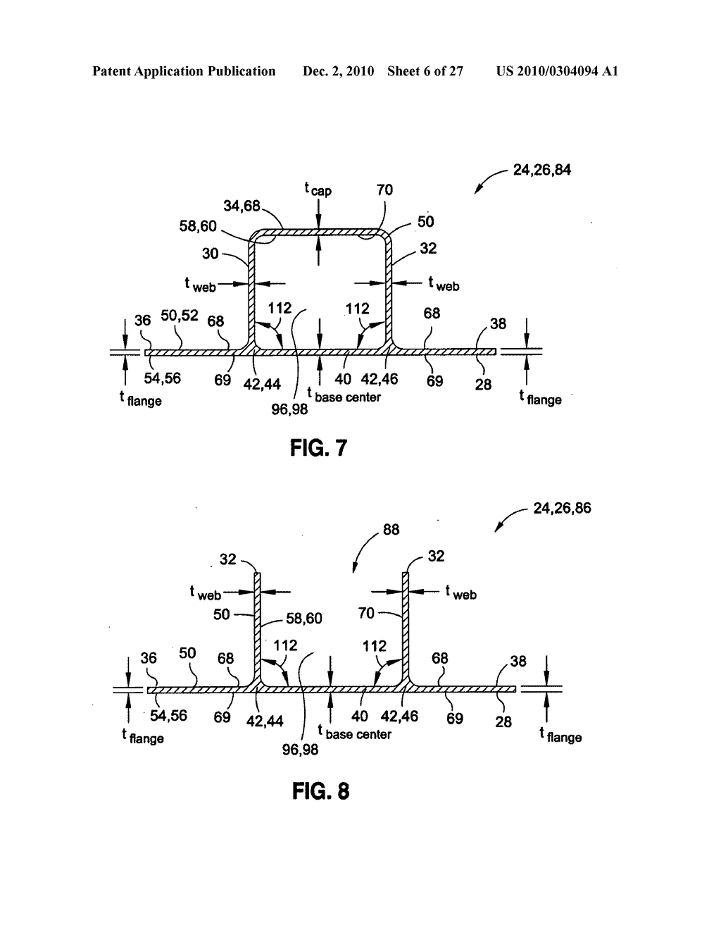 STRINGER TRANSITION AND METHOD FOR PRODUCING COMPOSITE PARTS USING THE SAME - diagram, schematic, and image 07