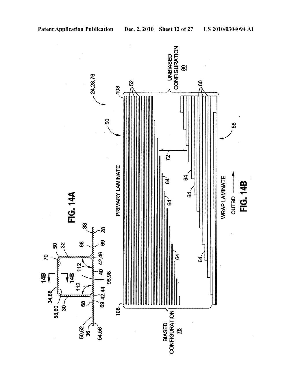 STRINGER TRANSITION AND METHOD FOR PRODUCING COMPOSITE PARTS USING THE SAME - diagram, schematic, and image 13