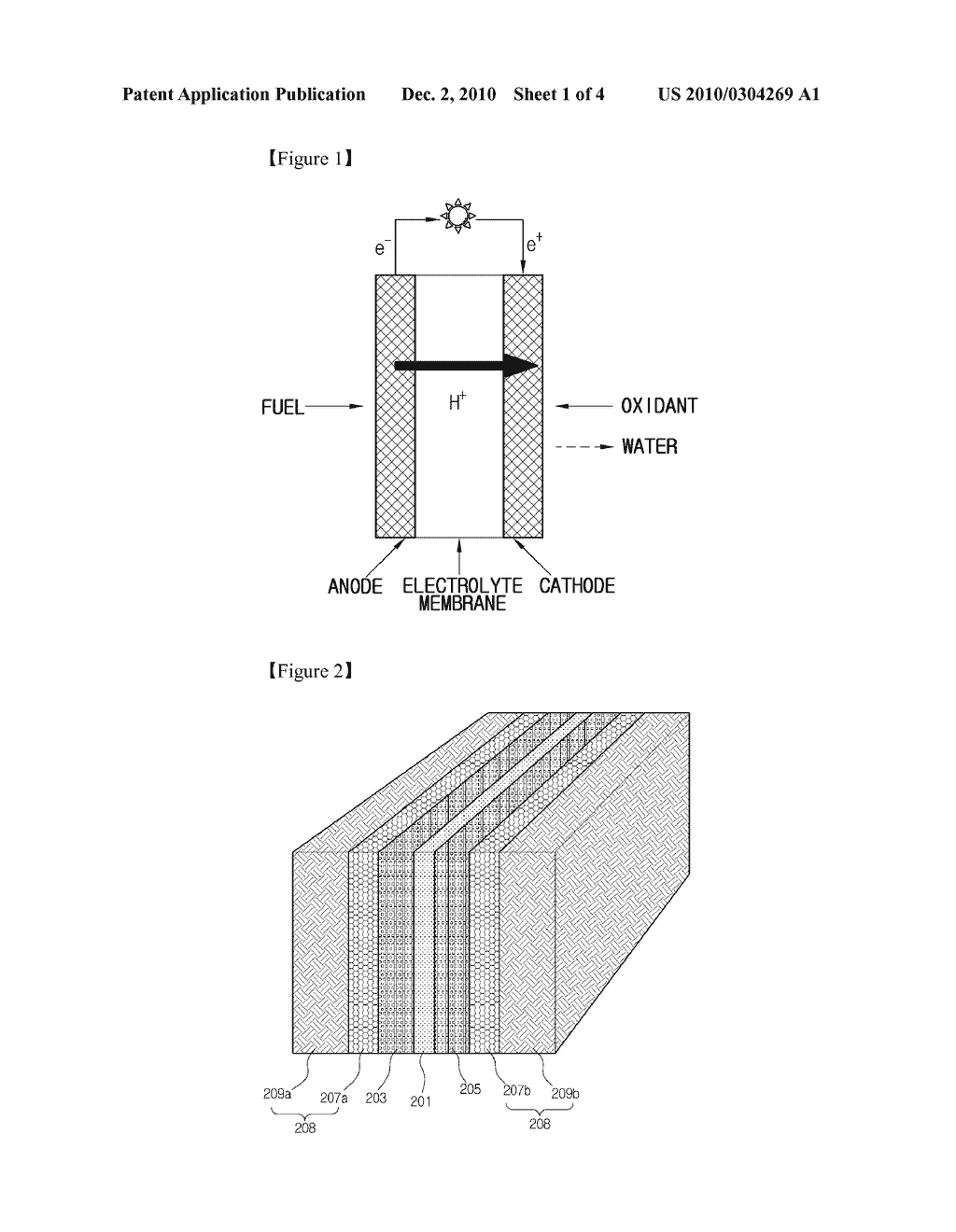 Electrode For Fuel Cell And Method Of Preparing The Same And Membrane Electrode Assembly And Fuel Cell Comprising The Same - diagram, schematic, and image 02