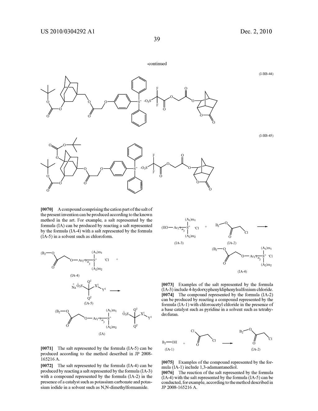 SALT AND PHOTORESIST COMPOSITION CONTAINING THE SAME - diagram, schematic, and image 40