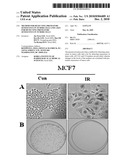 METHOD FOR DETECTING PREMATURE SENESCENCE IN TUMOR CELLS AND A KIT FOR DETECTING PREMATURE SENESCENCE IN TUMOR CELLS diagram and image