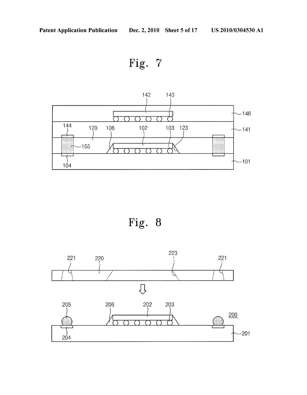 METHOD OF FORMING A SEMICONDUCTOR DEVICE PACKAGE - diagram, schematic, and image 06