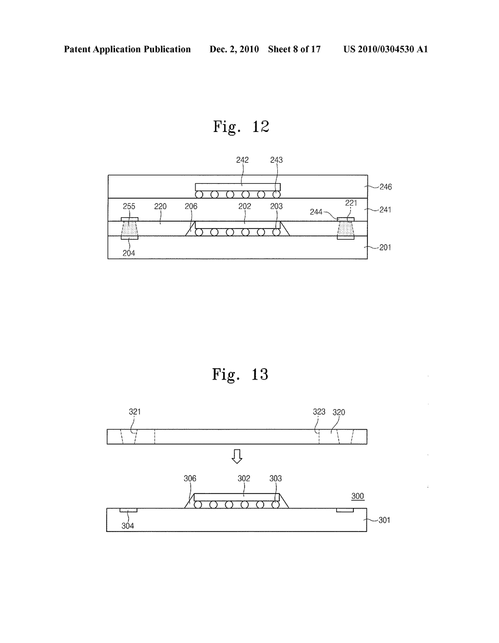 METHOD OF FORMING A SEMICONDUCTOR DEVICE PACKAGE - diagram, schematic, and image 09