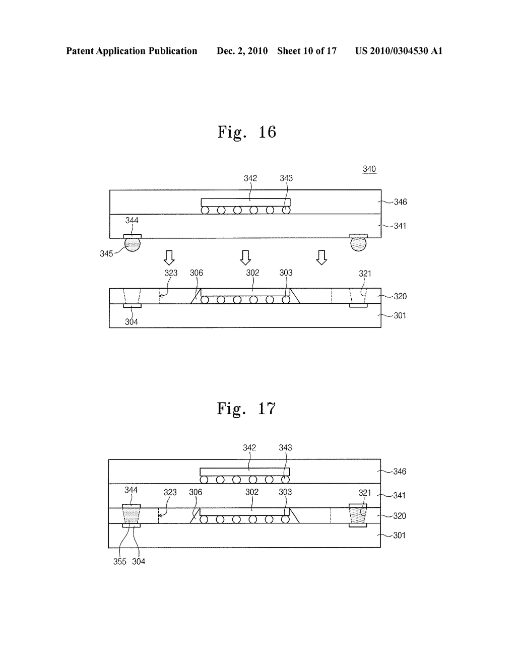 METHOD OF FORMING A SEMICONDUCTOR DEVICE PACKAGE - diagram, schematic, and image 11