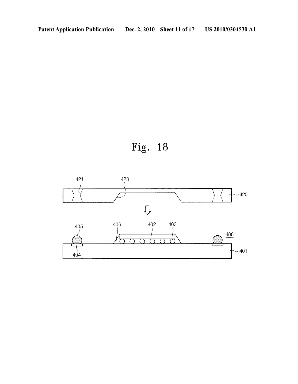 METHOD OF FORMING A SEMICONDUCTOR DEVICE PACKAGE - diagram, schematic, and image 12