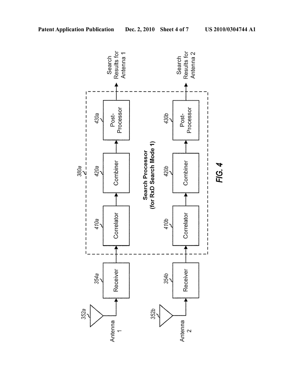 METHOD AND APPARATUS FOR PERFORMING SEARCHES WITH MULTIPLE RECEIVE DIVERSITY (RXD) SEARCH MODES - diagram, schematic, and image 05