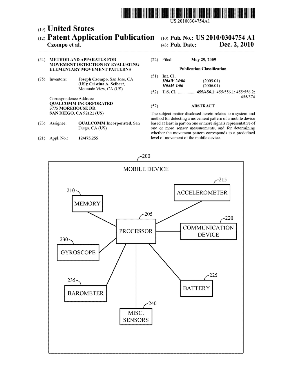 METHOD AND APPARATUS FOR MOVEMENT DETECTION BY EVALUATING ELEMENTARY MOVEMENT PATTERNS - diagram, schematic, and image 01
