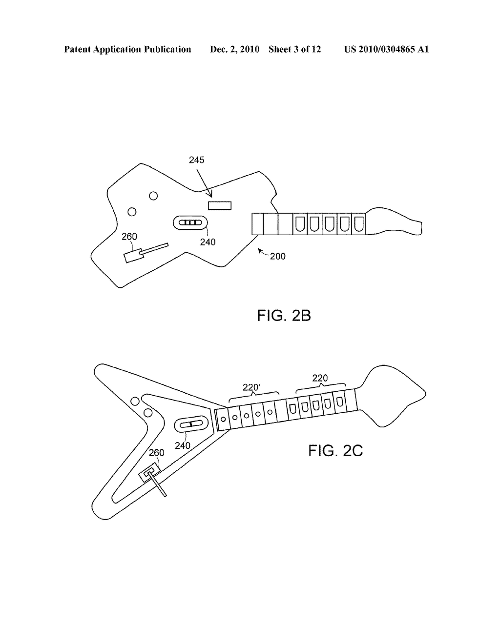 Simulated Guitar Controller with Split Strum Bar - diagram, schematic, and image 04