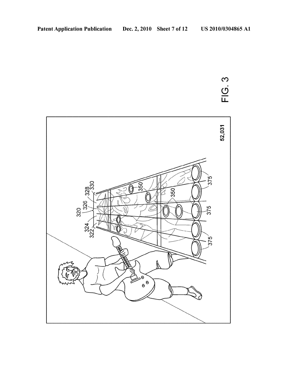 Simulated Guitar Controller with Split Strum Bar - diagram, schematic, and image 08