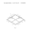 COMBINATION BASE FOR A GOLF PRACTICE ARTIFICIAL SOD diagram and image