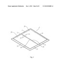 COMBINATION BASE FOR A GOLF PRACTICE ARTIFICIAL SOD diagram and image