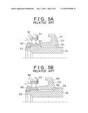 SHAFT OF BELT-TYPE CONTINUOUSLY VARIABLE TRANSMISSION, STATIONARY SHEAVE HALF FOR CONTINUOUSLY VARIABLE TRANSMISSION, METHOD FOR PRODUCTION THEREOF, AND CONTINUOUSLY VARIABLE TRANSMISSION diagram and image