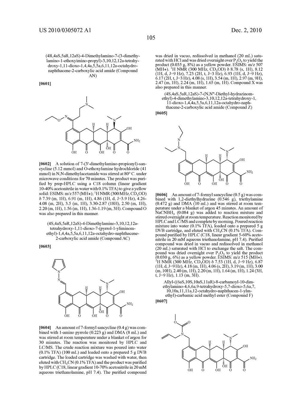 Substituted Tetracycline Compounds - diagram, schematic, and image 107