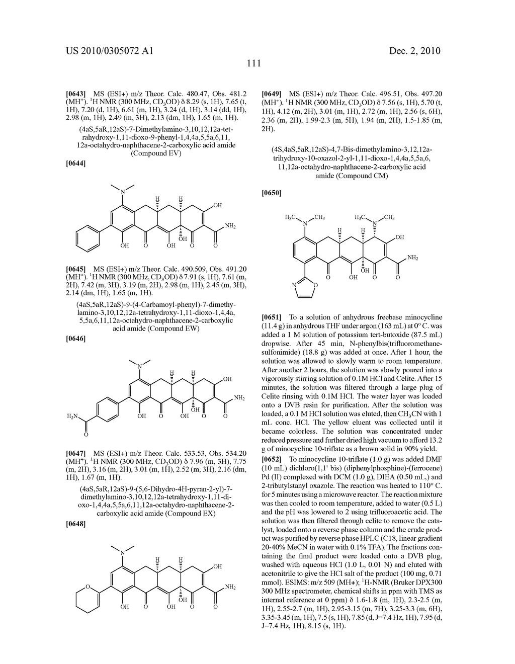 Substituted Tetracycline Compounds - diagram, schematic, and image 113