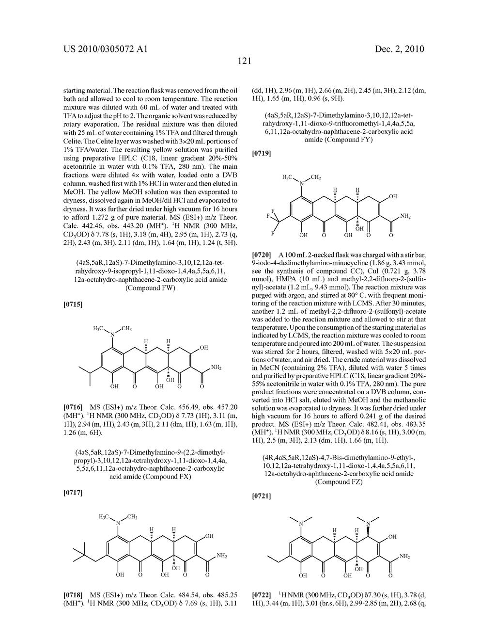 Substituted Tetracycline Compounds - diagram, schematic, and image 123