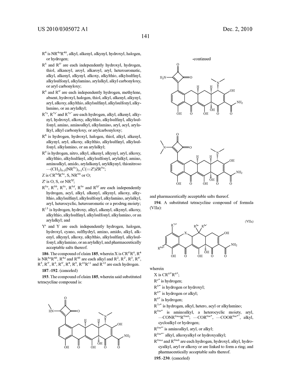 Substituted Tetracycline Compounds - diagram, schematic, and image 143