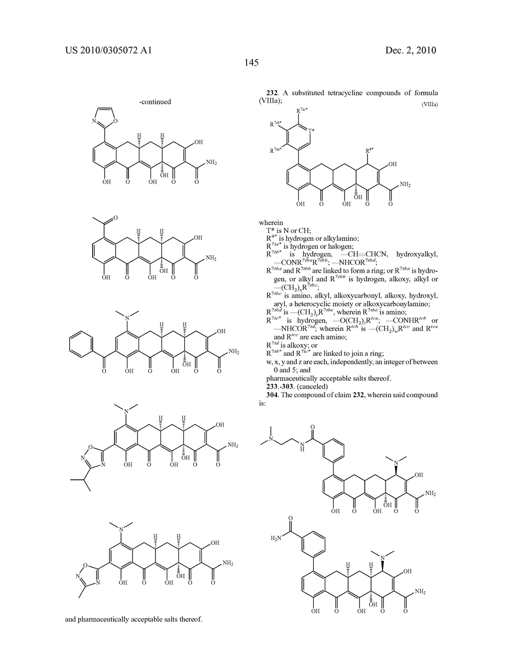 Substituted Tetracycline Compounds - diagram, schematic, and image 147