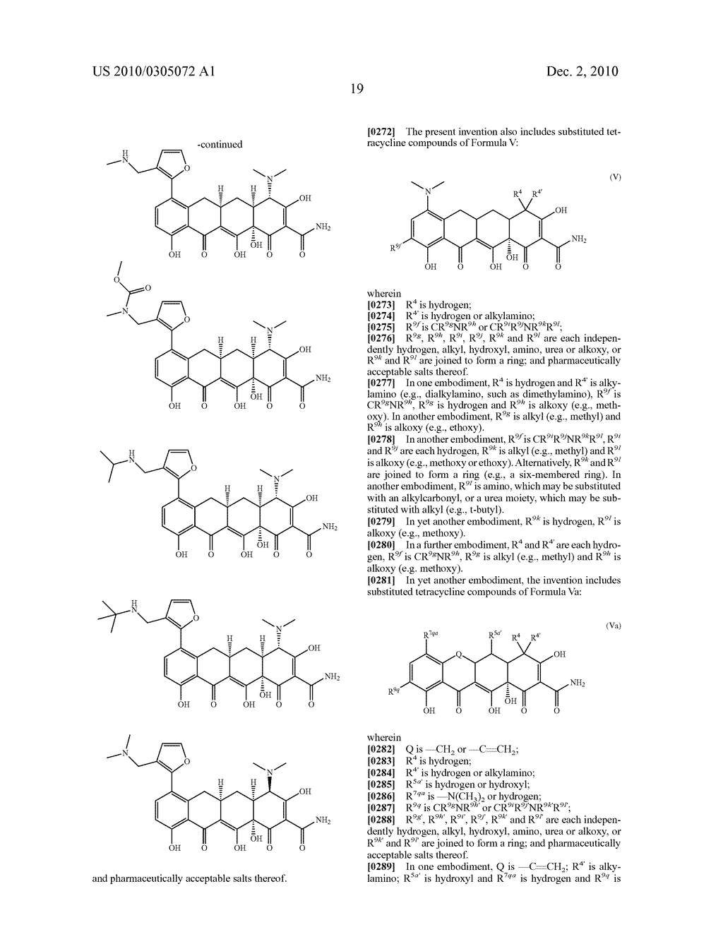 Substituted Tetracycline Compounds - diagram, schematic, and image 21