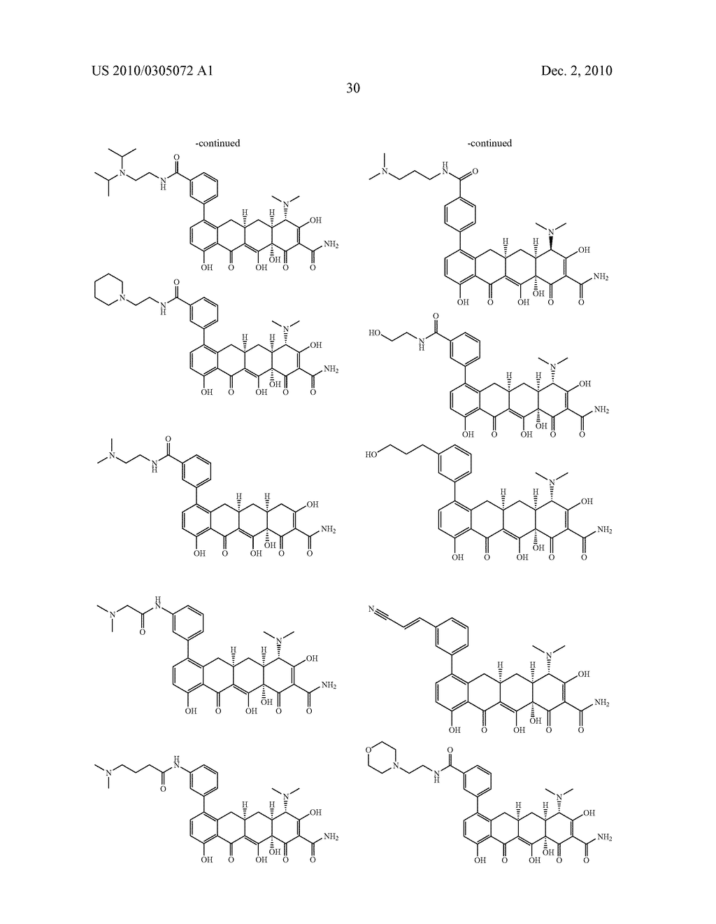 Substituted Tetracycline Compounds - diagram, schematic, and image 32