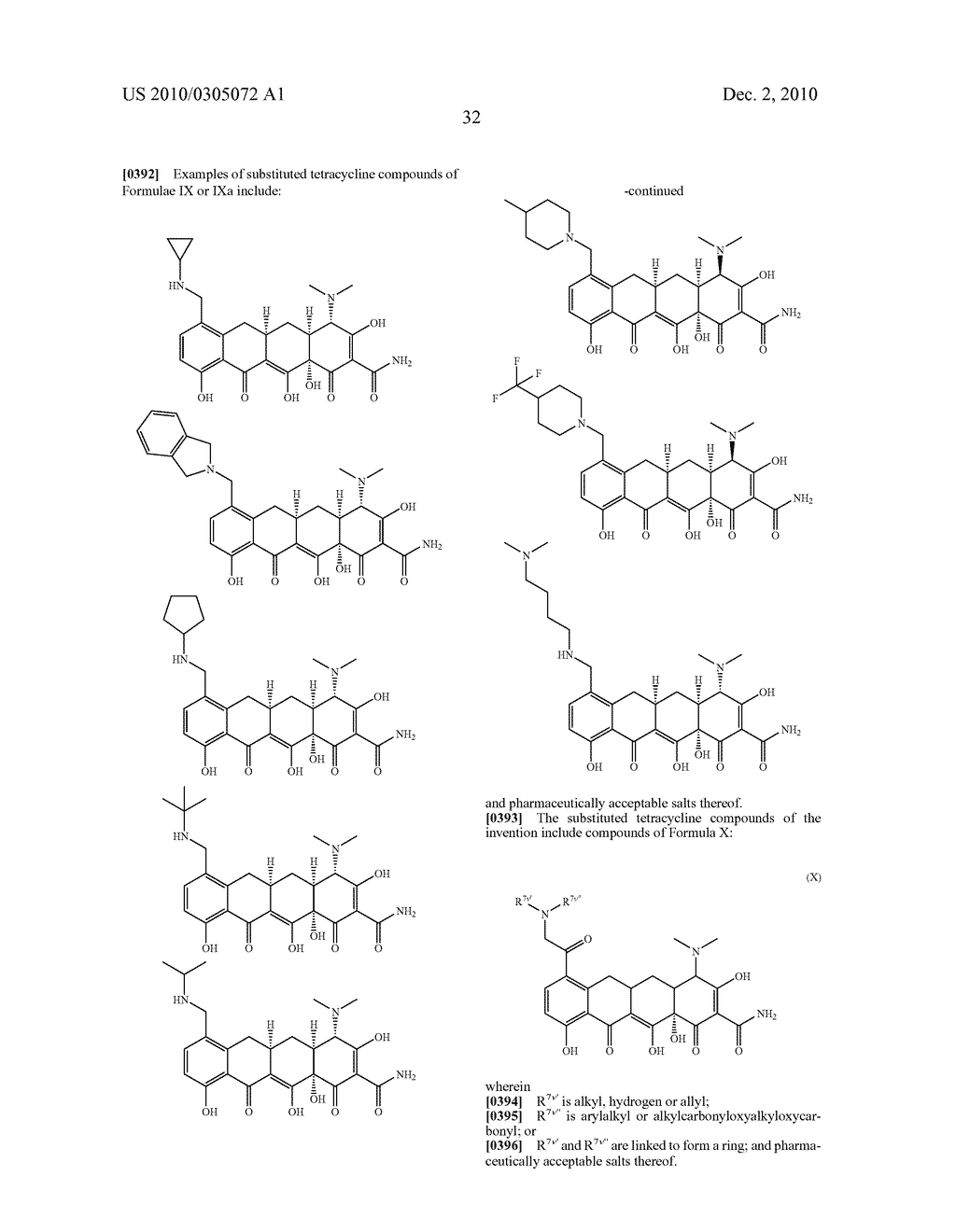 Substituted Tetracycline Compounds - diagram, schematic, and image 34