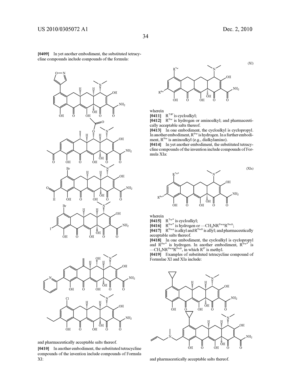 Substituted Tetracycline Compounds - diagram, schematic, and image 36