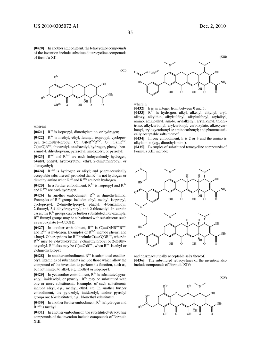 Substituted Tetracycline Compounds - diagram, schematic, and image 37