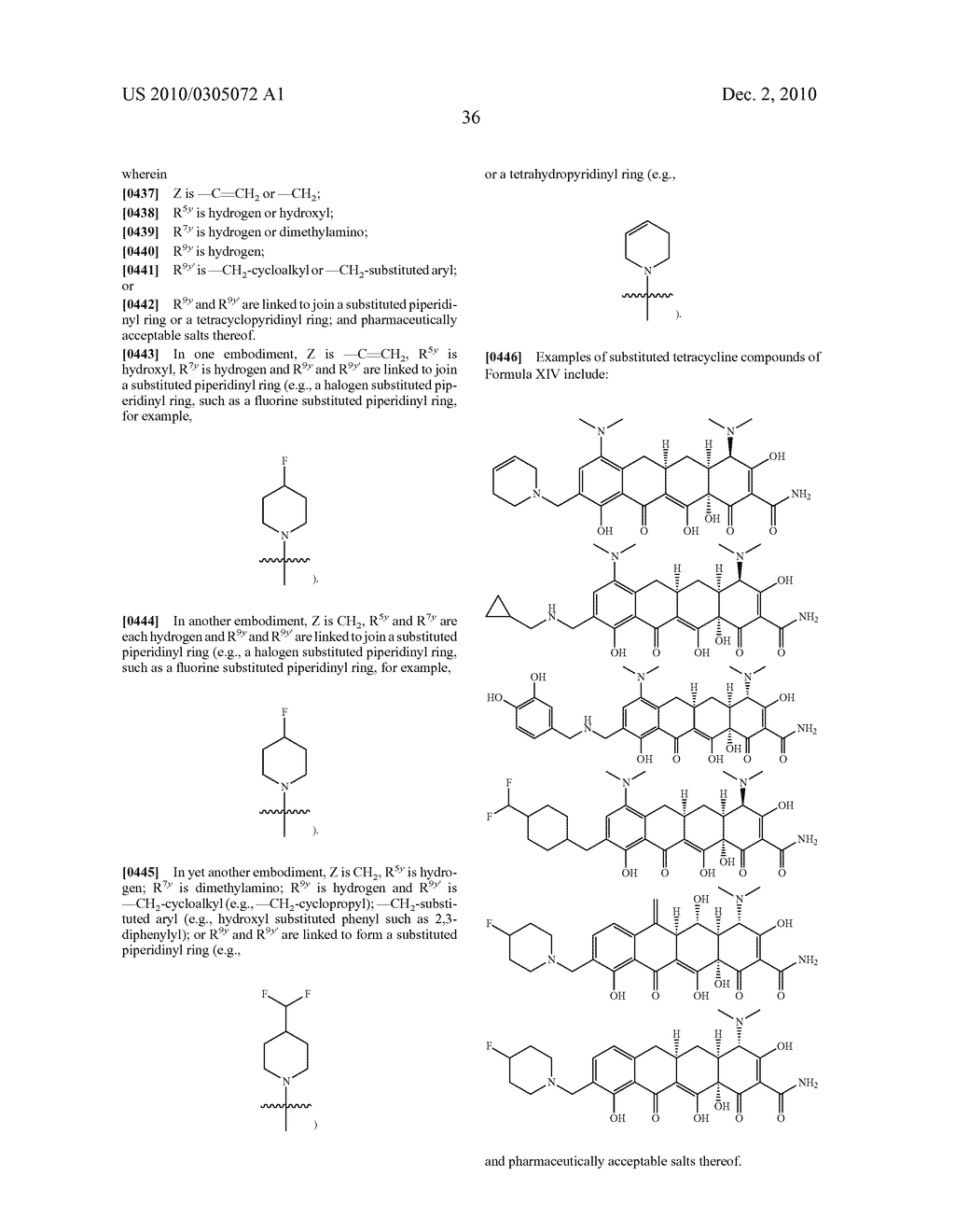 Substituted Tetracycline Compounds - diagram, schematic, and image 38