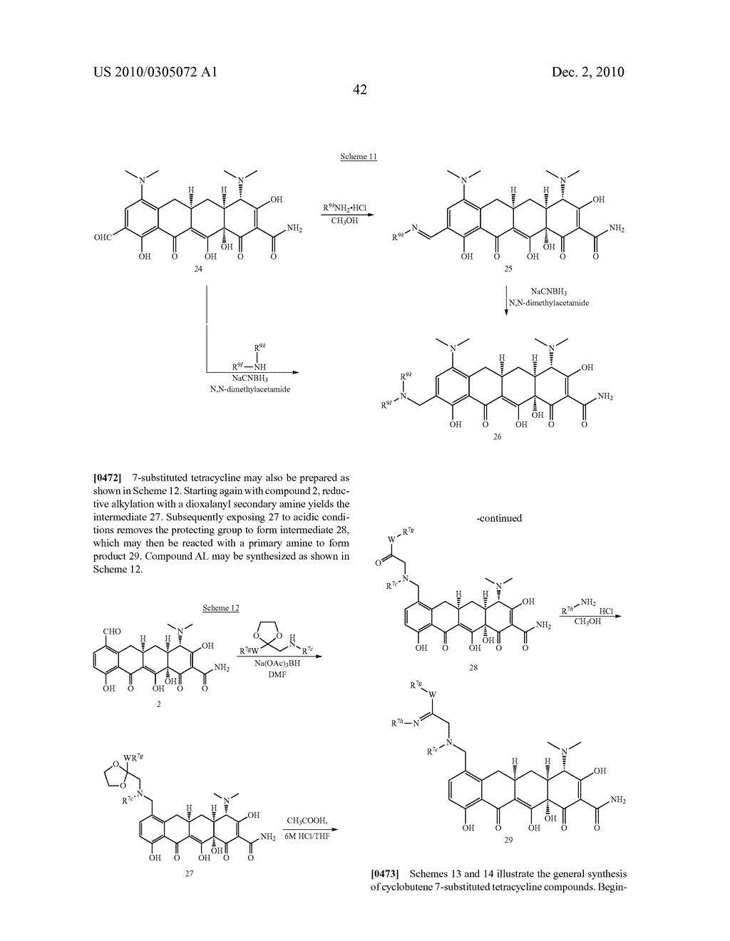 Substituted Tetracycline Compounds - diagram, schematic, and image 44