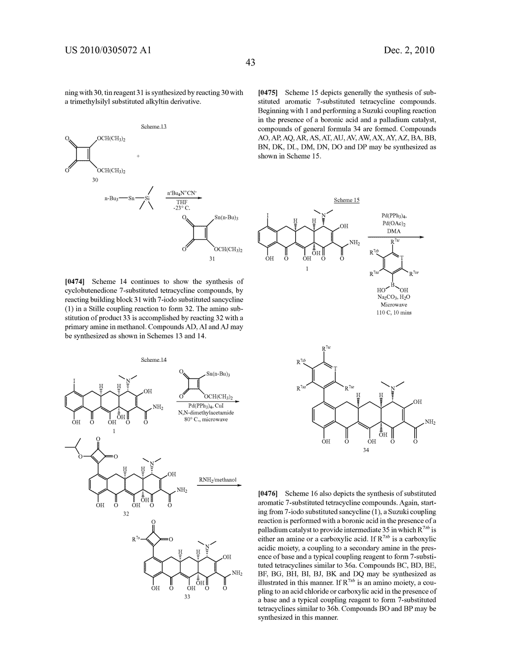 Substituted Tetracycline Compounds - diagram, schematic, and image 45