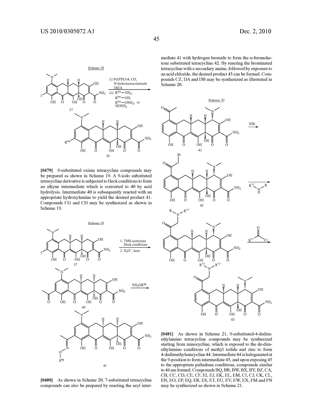 Substituted Tetracycline Compounds - diagram, schematic, and image 47