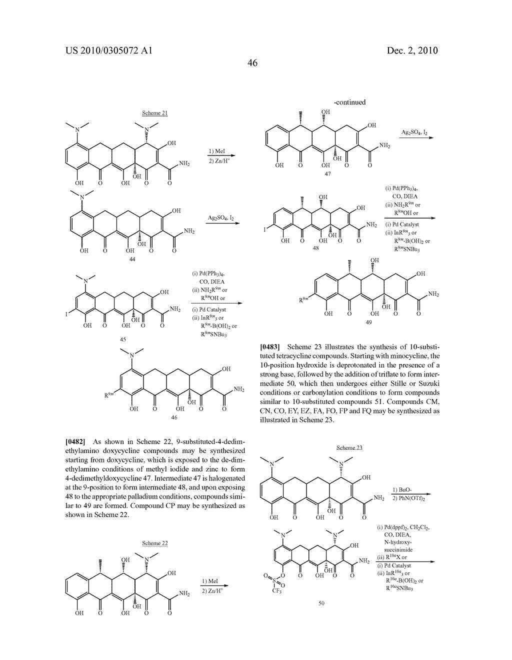 Substituted Tetracycline Compounds - diagram, schematic, and image 48