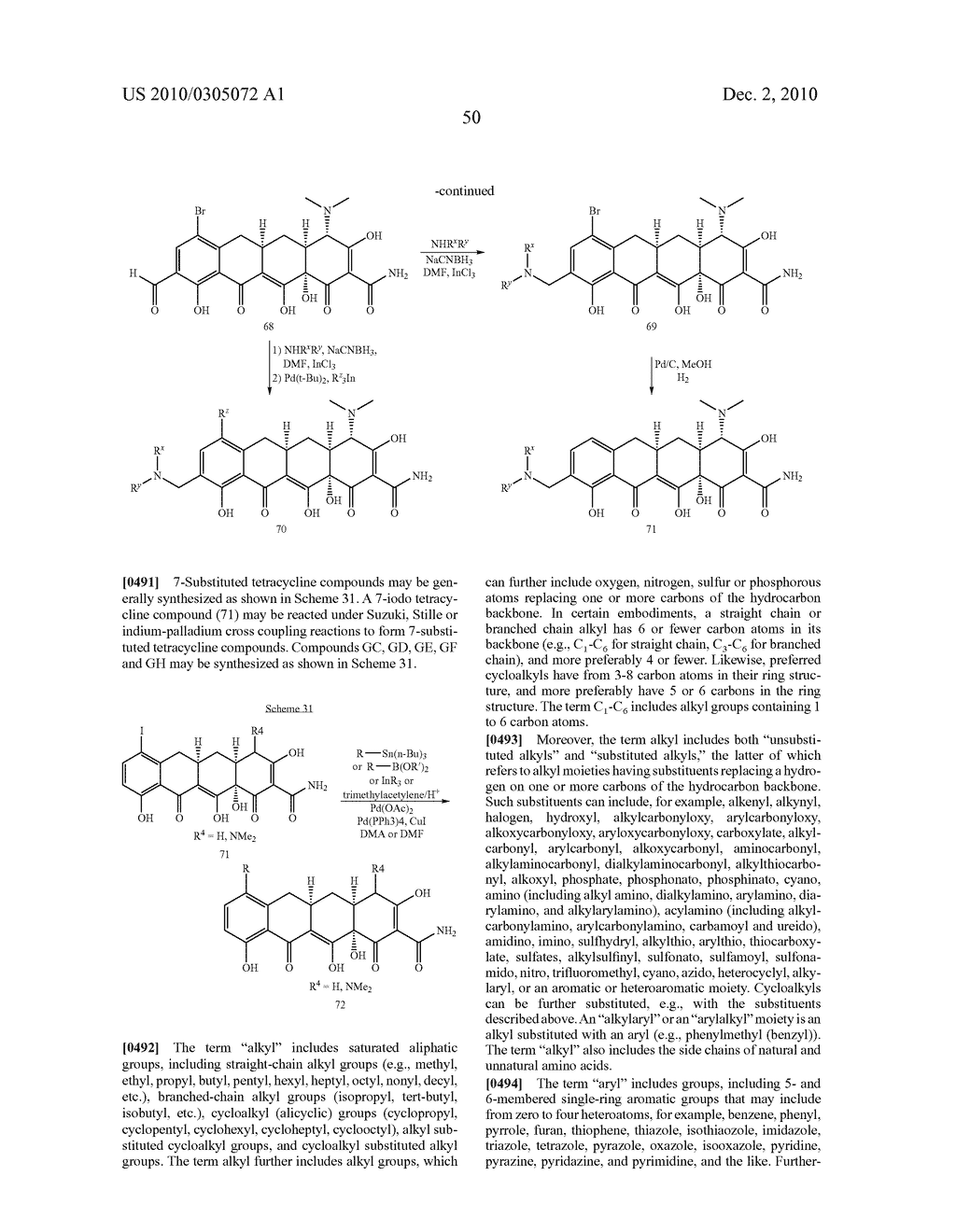 Substituted Tetracycline Compounds - diagram, schematic, and image 52